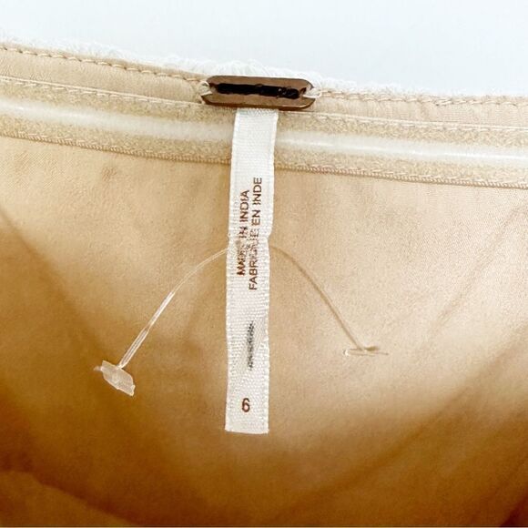 Free People Catalina Strapless Lace Bodycon Mini Dress White Size 6 - Picture 8 of 14